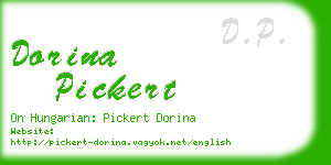 dorina pickert business card